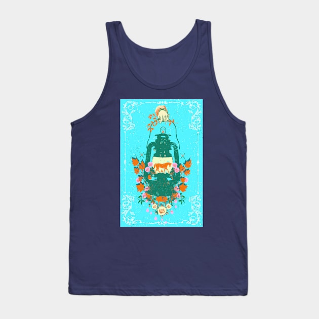 HORSE LANTERN Tank Top by Showdeer